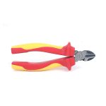 Bi-Color Insulated Eccentric Diagonal Cutting Pliers with 30% Labor-Saving Lever Design, VDE Certified, BS EN IEC 60900:2018 Standard, 1000V Safety Insulated Wire Cutters