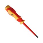 VDE Insulated Phillips Screwdriver | Ergonomic Dual-Component Handle | S2 Alloy Steel Blade | 10000V High Voltage Tested | DIN EN IEC 60900:2018 Certified
