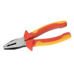 VDE Certified 1000V Insulated Combination Pliers, Bi-Color Double Injection Molded Handle, Ergonomic Design, 60CrV Alloy Steel Forged, DIN EN/IEC 60900:2018 Standard