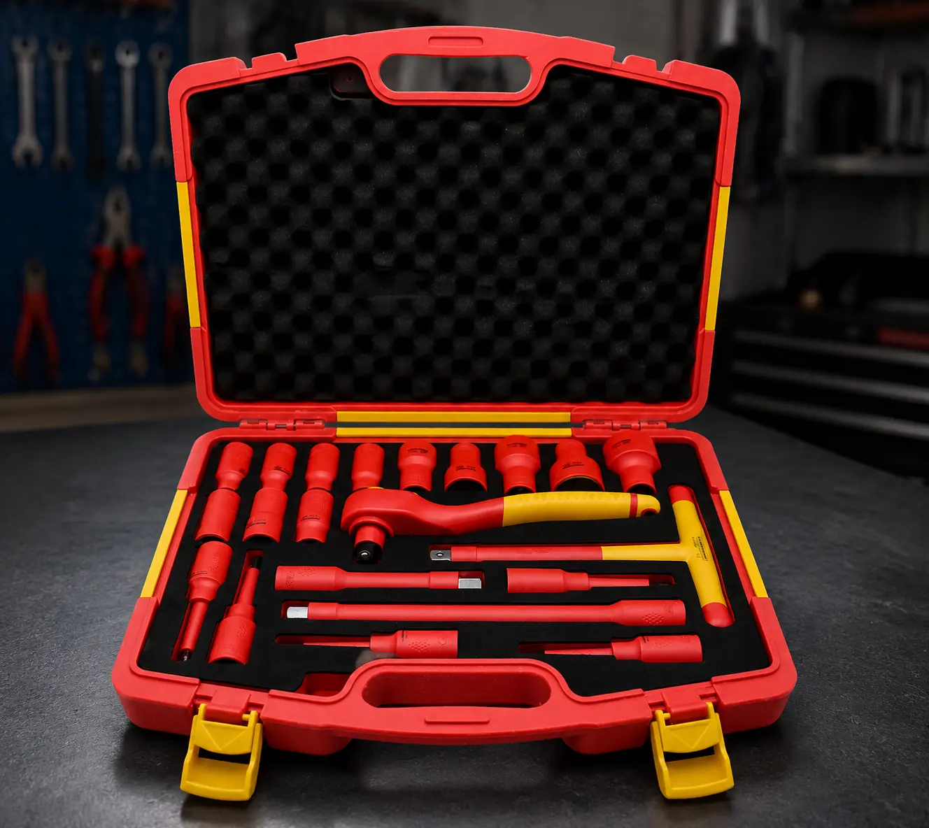 INSULATEDSOCKET WRENCHTOOL SET | Hemex VDE Tools – Professional 1000V Insulated Tools