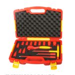 VDE 1000V Insulated 16-Piece 3/8" Socket Tool Set | Metric Sockets 8–22mm, Reversible Ratchet Wrench, T-Handle Wrench, Extension Bars & Hex Sockets | Ergonomic Dual-Color Injection Molded Design | 10000V High Voltage Tested | DIN EN IEC 60900:2018 Certified | PHC16